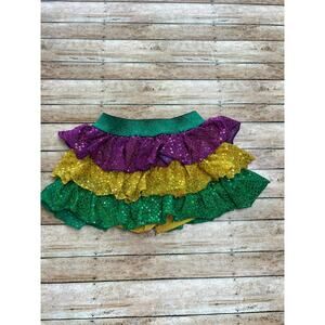 Evie’s Closet Mardi Gras Skort 3T
